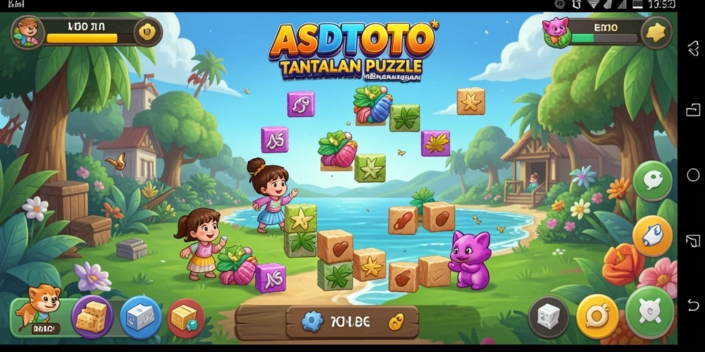 Screenshot gameplay ASDTOTO dengan tantangan Puzzle yang menarik.