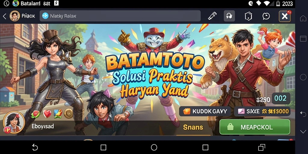 Tampilan utama BATAMTOTO dengan fitur utility yang memudahkan pengelolaan tugas.