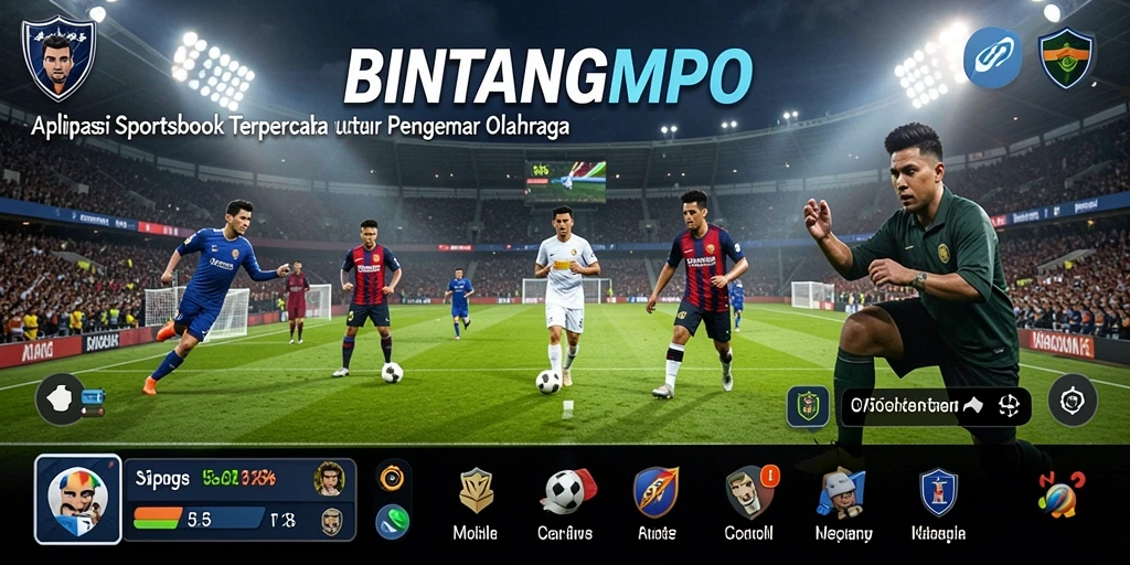 Tampilan gameplay Sportsbook yang dinamis dan menarik di BINTANGMPO.
