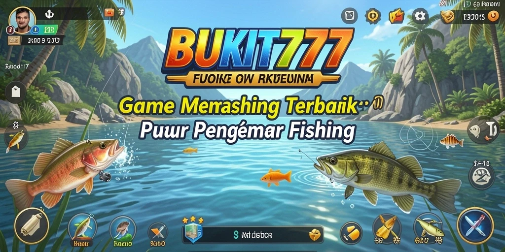 Tampilan gameplay BUKIT777 menunjukkan pengalaman memancing yang menakjubkan.