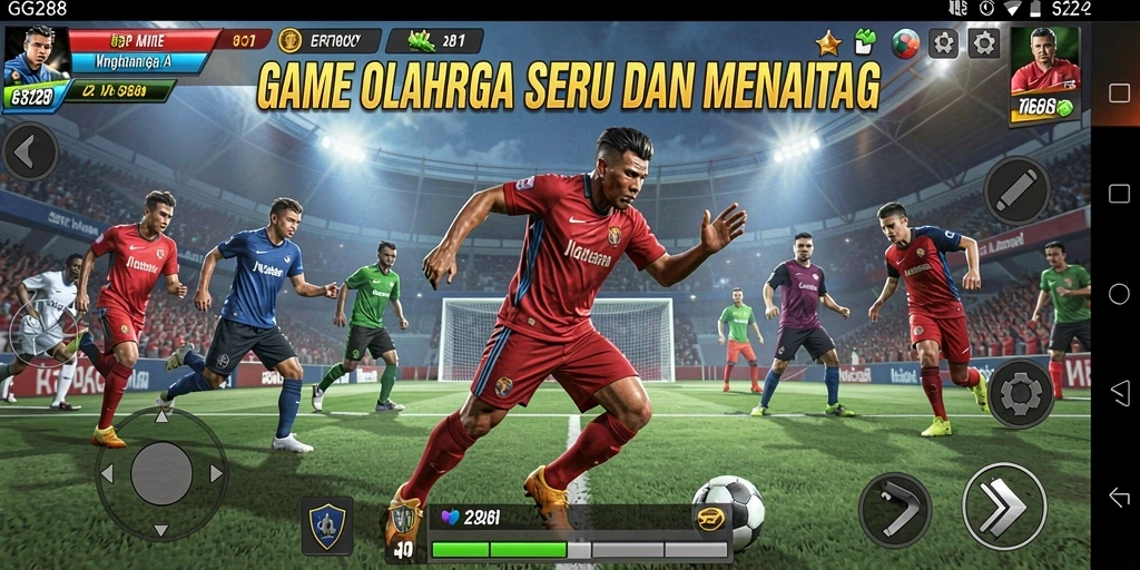 Screenshot utama GG288 menunjukkan gameplay yang mendebarkan dalam olahraga.