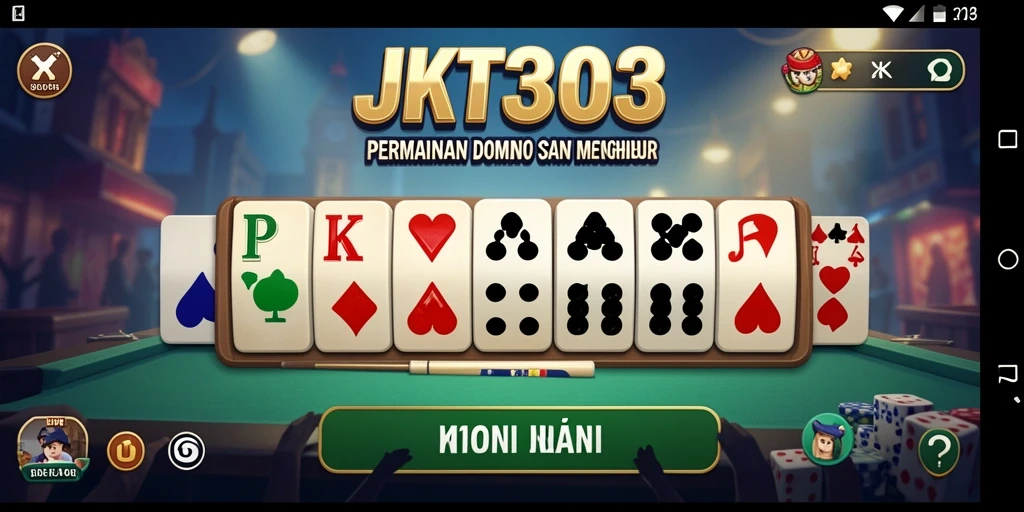 Tampilan gameplay seru dalam JKT303 dengan efek visual menarik.