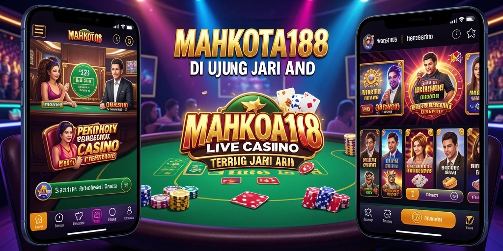 Tampilan gameplay menarik dari <strong>MAHKOTA188</strong> yang menampilkan dealer langsung.