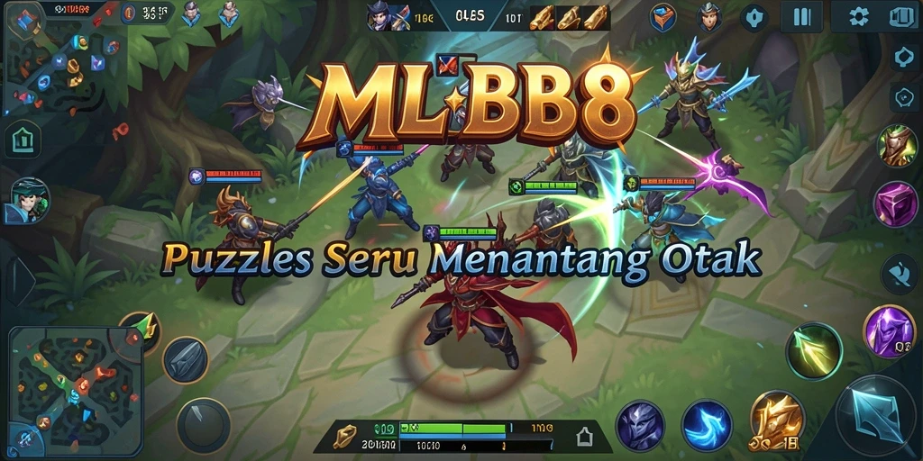Tampilan seru gameplay <strong>MLBB8</strong> yang menantang otak.