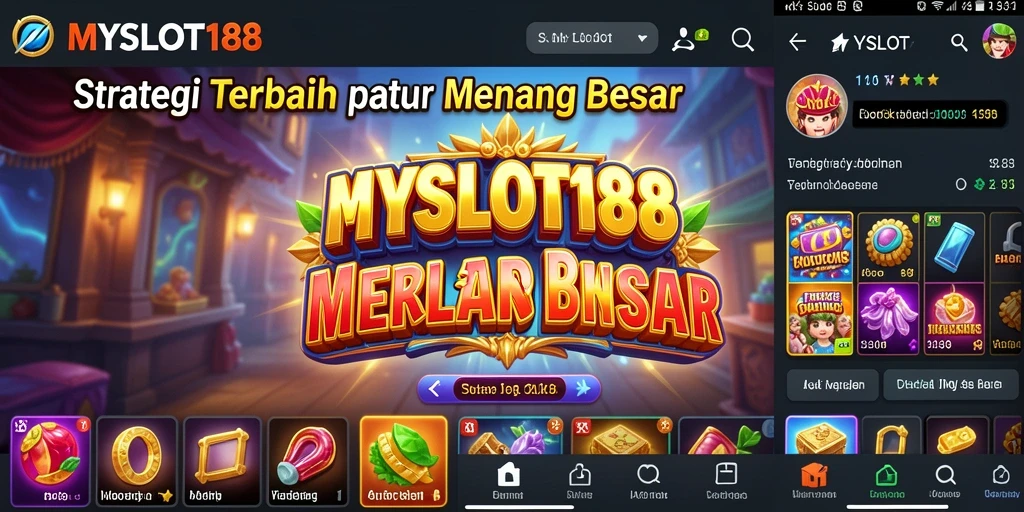 Tampilan gameplay MYSLOT188 dengan aksi strategi mendebarkan.