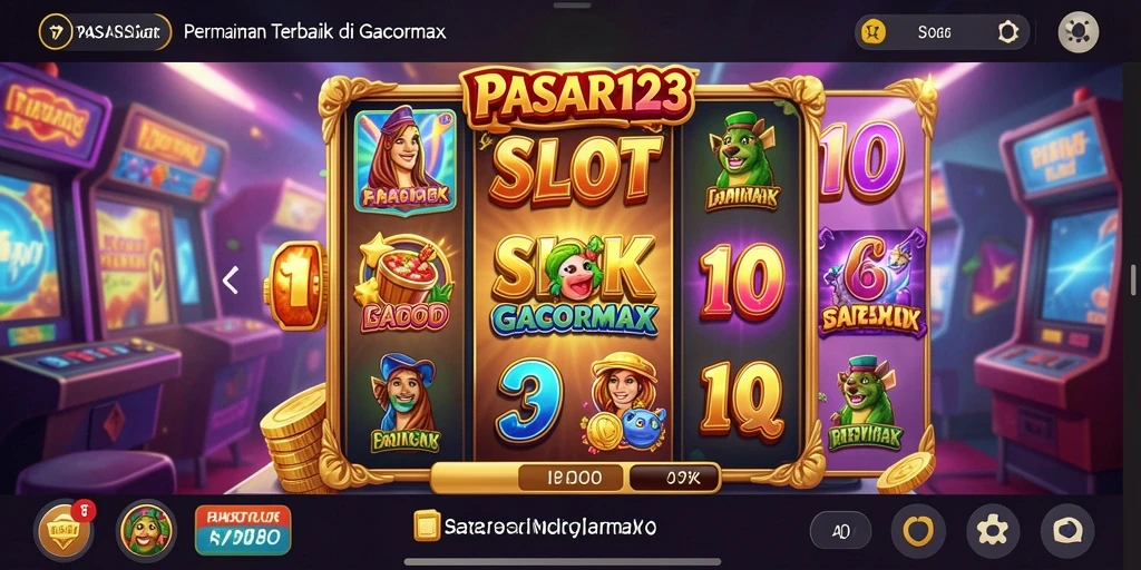 Tampilan gameplay Slot yang seru dan mendebarkan di PASAR123.
