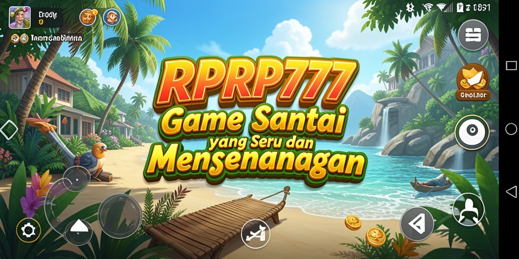 Screenshot gameplay RPRP777 dengan tampilan yang ceria dan atraktif.