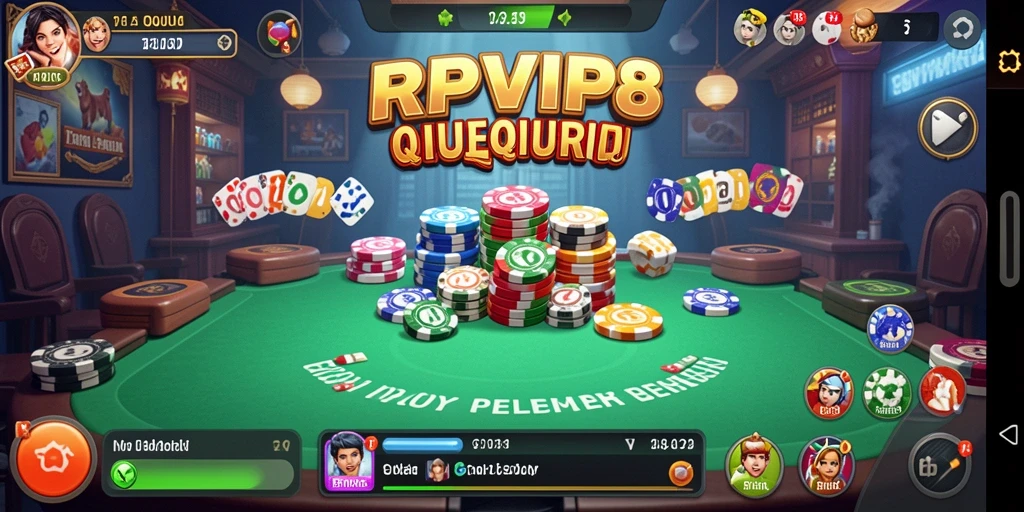 Tampilan gameplay RPVIP8 yang menggugah semangat bermain QiuQiu.