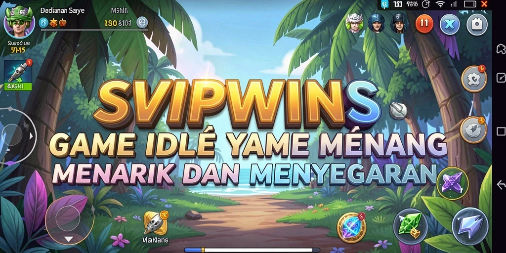 Tampilan gameplay <strong>SVIPWINS</strong> yang seru dan penuh warna dari karakter-karakter lucu.