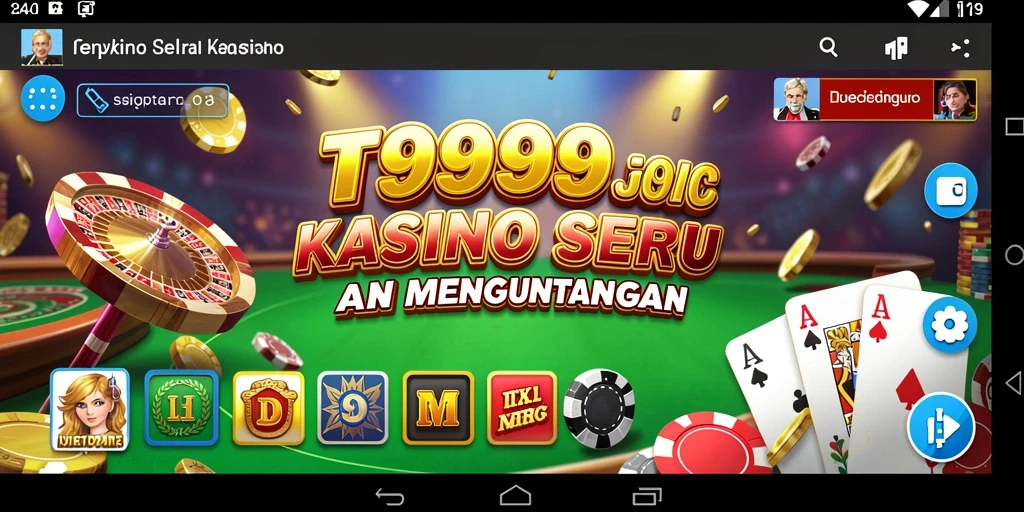Tangkapan layar menunjukkan gameplay menarik dari T9999 dengan grafis menawan.