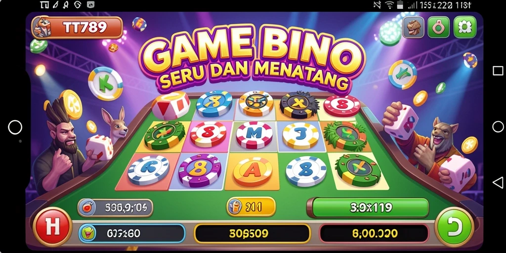 Gameplay seru dalam permainan Bingo TT789.