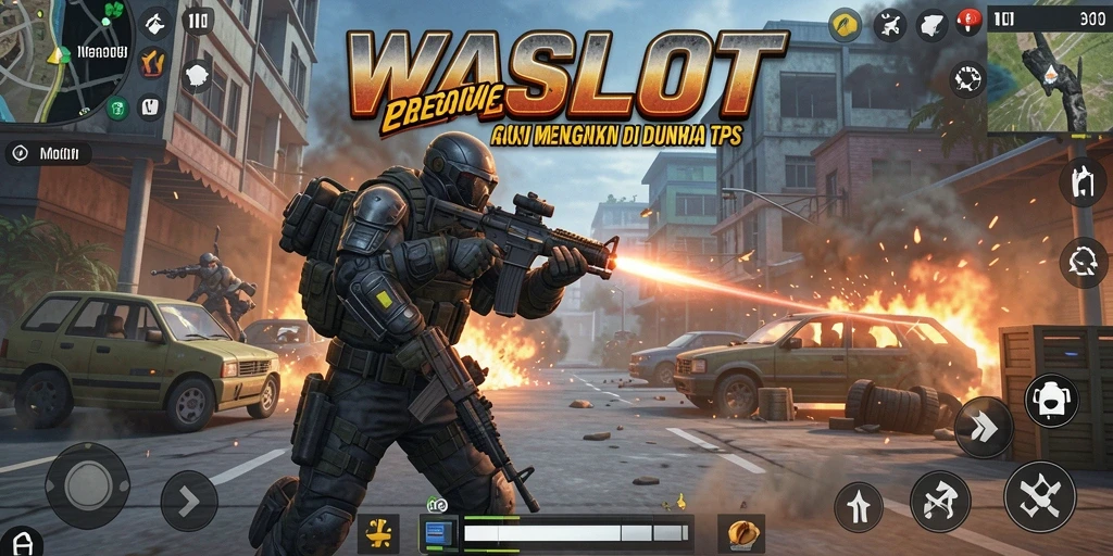 Tampilan gameplay menegangkan dari WASLOT yang penuh aksi.